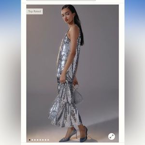 Anthropologie Maeve one shoulder sequin dress size XS (current season)